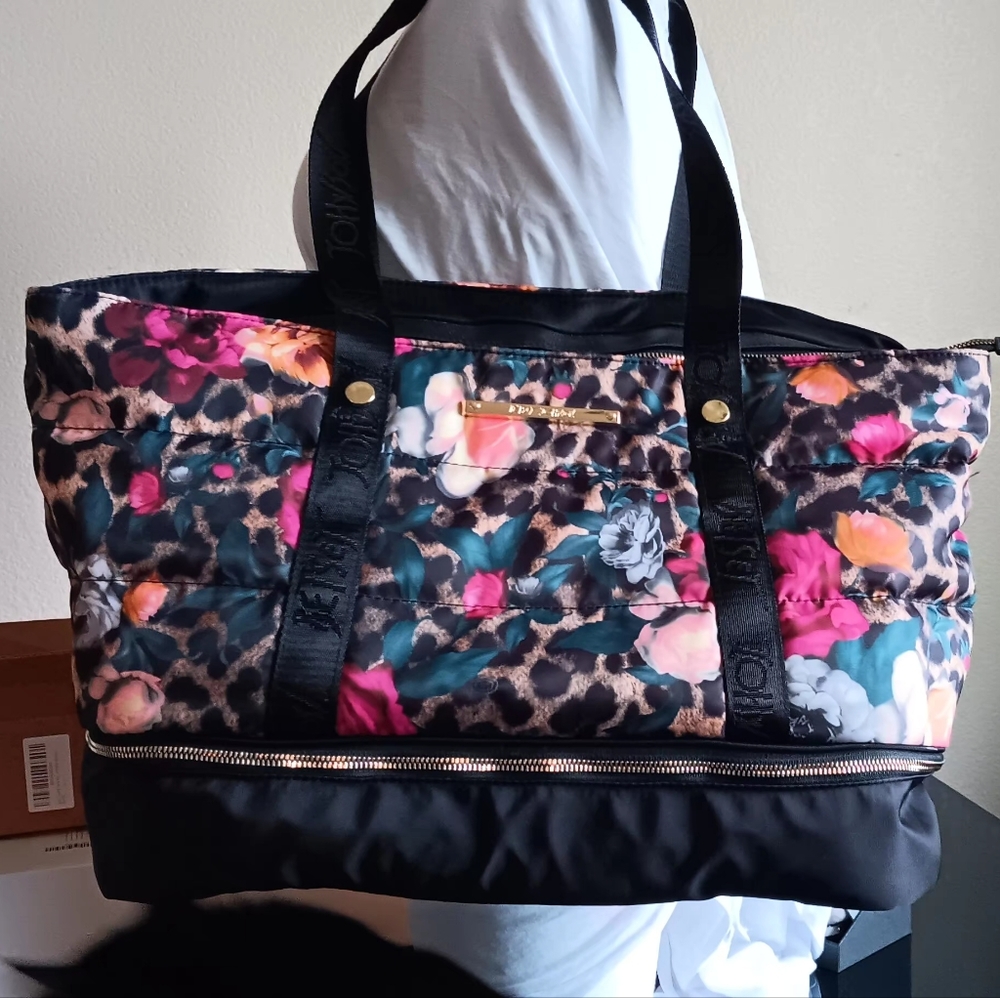 Betsey Johnson Floral Oversized Tote